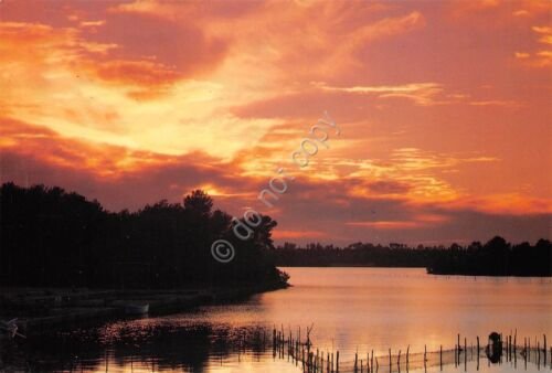 Cartolina Laghi Alimini Tramonto (Lecce)