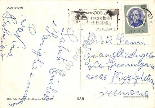 Cartolina Lago d' Idro 5 vedute (Brescia)