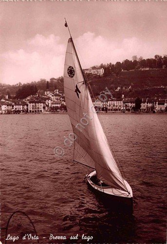 Cartolina Lago d''Orta Brezza sul lago barca a vela Fotocelere | Immagine principale