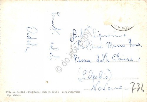 Cartolina Lago d'Orta panorama con Isola San Giulio | Immagine Gallery 2