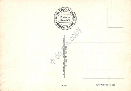 Cartolina Lago di Braies 3 vedute (Bolzano) | Immagine Gallery 2