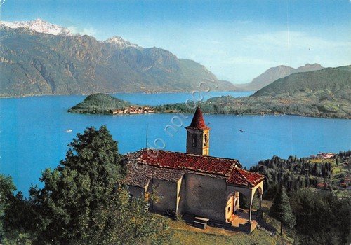 Cartolina Lago di Como San Martino con Bellagio 1962