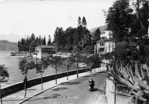 Cartolina Lago di Como Tremezzo riva per Bolvedro animata