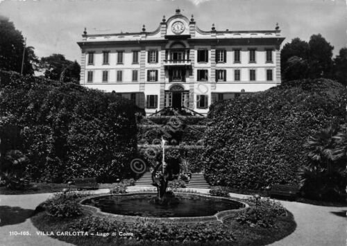 Cartolina Lago di Como Villa Carlotta 1956