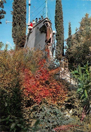 Cartolina Lago di Garda Gardone Riviera Vittoriale Nave Puglia (Brescia) | Immagine principale