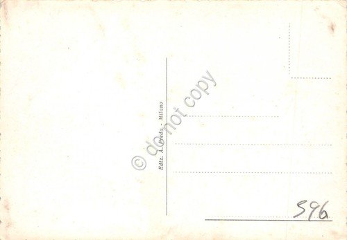 Cartolina Lago di Garda mappa del lago con località NVG
