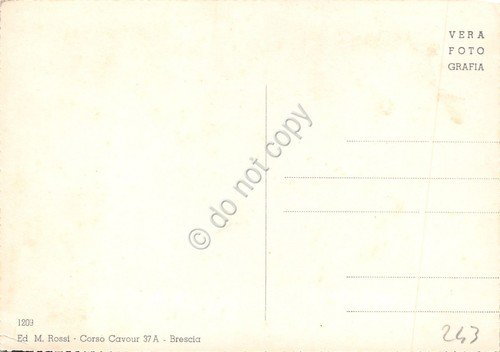 Cartolina Lago di Garda Salò panorama anni '50 | Immagine Gallery 2