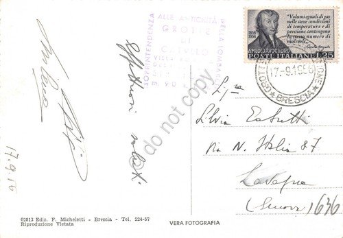 Cartolina Lago di Garda Sirmione Grotte di Catullo timbro Soprintendenza … | Immagine Gallery 2