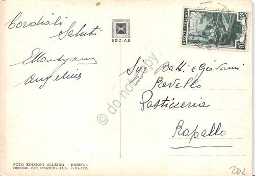 Cartolina Lago di Garda Sirmione Terme e Ville panorama aereo … | Immagine Gallery 2