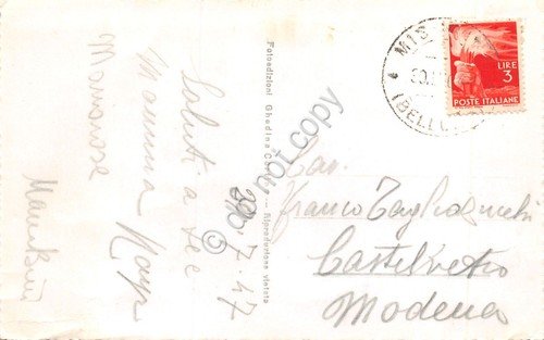 Cartolina Lago di Misurina Croda dei Rondoni 1947 | Immagine Gallery 2