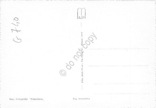 Cartolina Lago Maggiore Arona Notturno San Carlo | Immagine Gallery 2