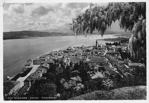Cartolina lago Maggiore Arona panorama | Immagine principale