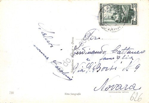 Cartolina lago Maggiore Baveno Albergo Bella Vista dal lago anni …