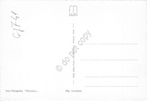 Cartolina Lago Maggiore Isola Bella Palme e fiori