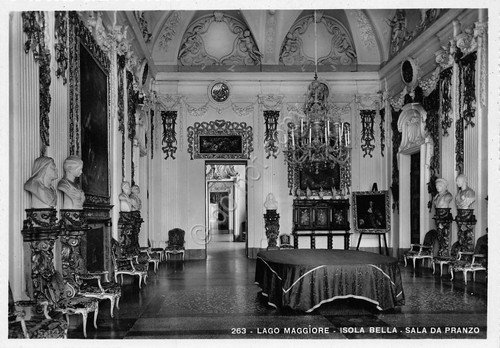 Cartolina Lago Maggiore Isola Bella Sala da pranzo (Verbania) | Immagine principale