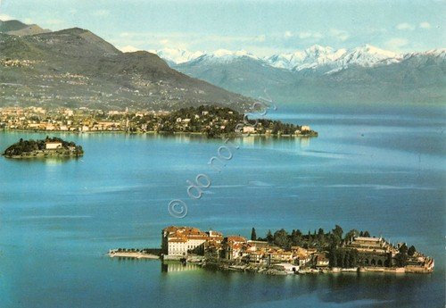 Cartolina Lago Maggiore Isola Bella Timbro PT 1971 a colori | Immagine principale