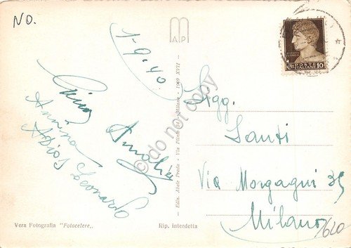 Cartolina lago Maggiore le 3 isole e Pallanza dall'alto 1940 | Immagine Gallery 2