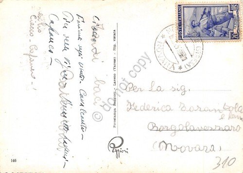 Cartolina lago Maggiore panorama dalla vetta del Mottarone case anni …