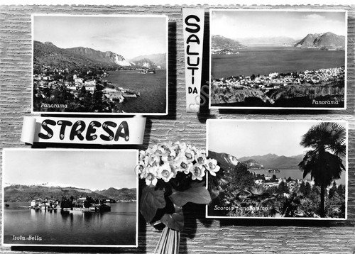 Cartolina Lago Maggiore Stresa vedute varie 1965 | Immagine principale