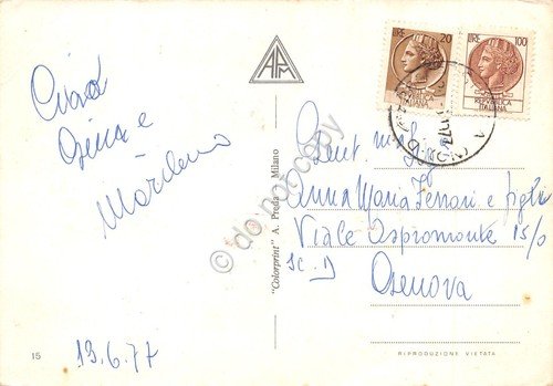 Cartolina Lago Maggiore vedute varie e Freccia del Verbano 1977 … | Immagine Gallery 2