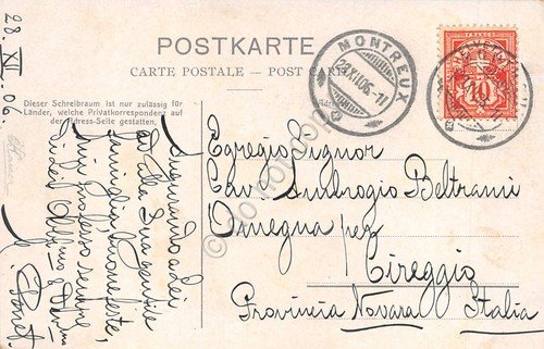 Cartolina Lago Nero Hotel du Lac Noir et Mont Cervin … | Immagine Gallery 2