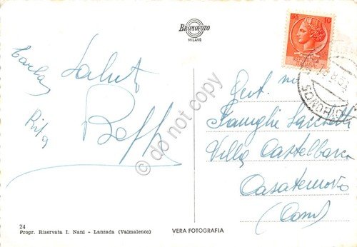 Cartolina Lago Palù Valmalenco 1956 | Immagine Gallery 2