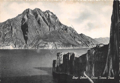 Cartolina Lago Sebino Corno Trenta Passi