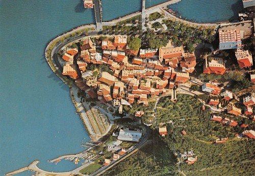 Cartolina Lago Trasimeno panorama aereo case lago anni '80 | Immagine principale