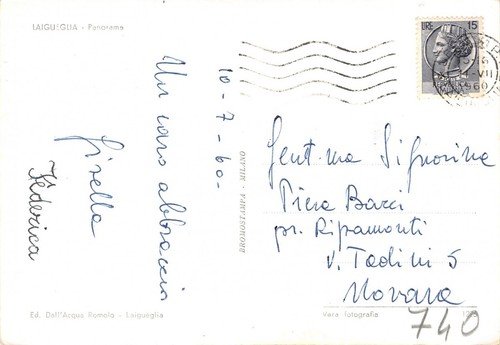 Cartolina Laigueglia Panorama 1960 (Savona) | Immagine Gallery 2