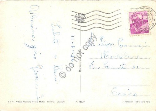 Cartolina Laigueglia vedute varie 1963 (Savona) | Immagine Gallery 2