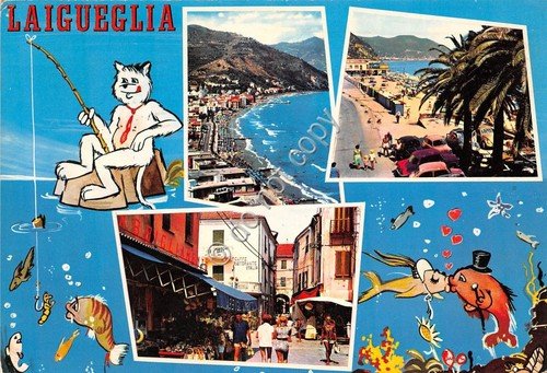 Cartolina Laigueglia vedutine 1975 (Savona) | Immagine principale