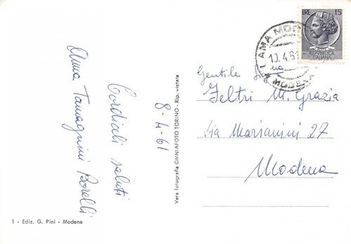 Cartolina Lama Mocogno Panorama 1961 | Immagine Gallery 2