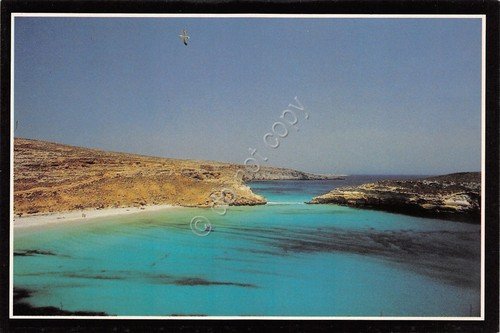 Cartolina Lampedusa Spiaggia dei Conigli spiaggia barca | Immagine principale