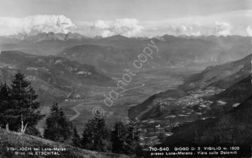 Cartolina Lana Merano Giogo di S. Vigilio