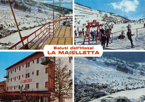 Cartolina Lanciano Hotel La Maielletta vedute 1976 (Chieti) | Immagine principale