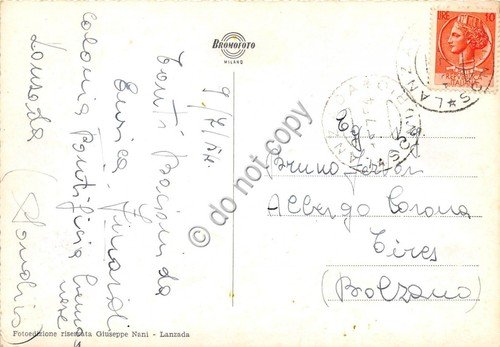 Cartolina Lanzada Panorama 1954 (Sondrio) | Immagine Gallery 2