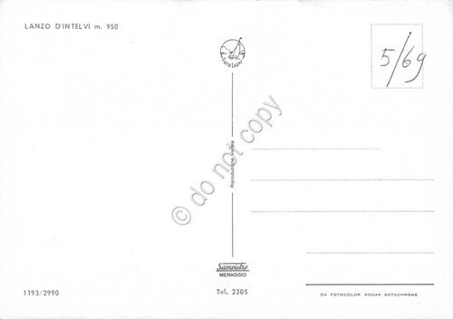 Cartolina Lanzo d'Intelvi Panorama 1969 | Immagine Gallery 2