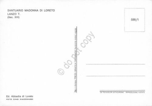 Cartolina Lanzo Torinese Santuario Madonna di Loreto (Torino) | Immagine Gallery 2
