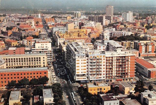 Cartolina Latina Panorama aereo 1974