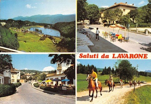 Cartolina Lavarone vedutine 1978 Albergo Cervo (Trento) | Immagine principale