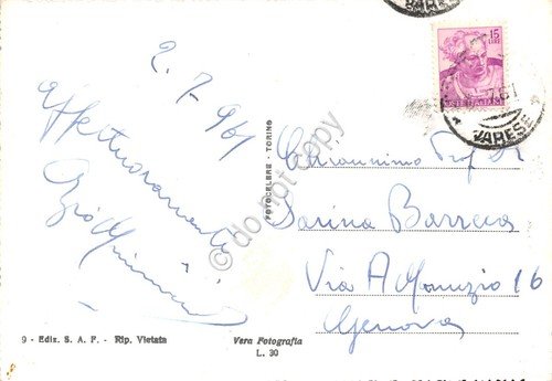 Cartolina Lavena Lago di Lugano Panorama 1961 | Immagine Gallery 2