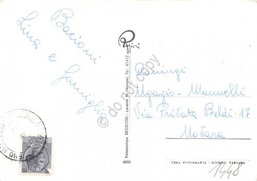 Cartolina Laveno vedute varie 1969