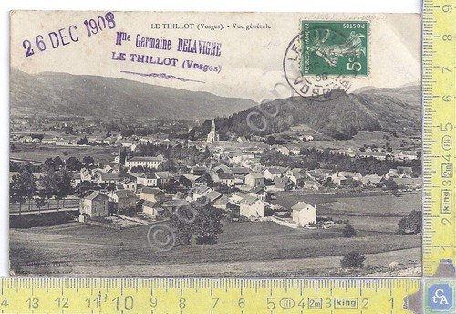 Cartolina Le Thillot - Vue general - Vg France Italy …