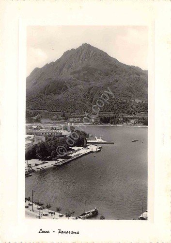 Cartolina Lecco panorama anni '50