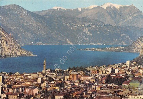 Cartolina Lecco panorama con Punta Abbadia 1978 | Immagine principale