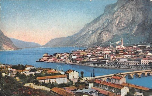 Cartolina Lecco Panorama illustrata | Immagine principale
