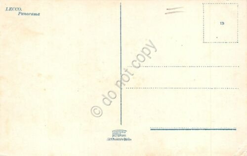 Cartolina Lecco Panorama illustrata