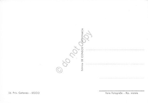 Cartolina Lecco Panorama Parziale lago e sponda