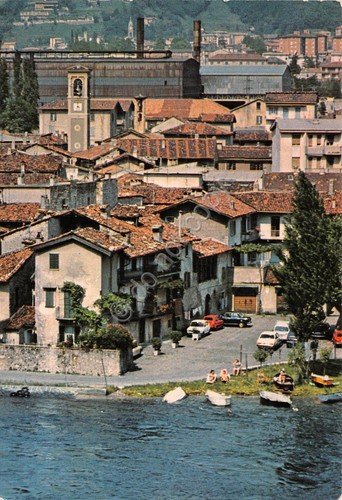 Cartolina Lecco Pescarenico panorama parziale | Immagine principale