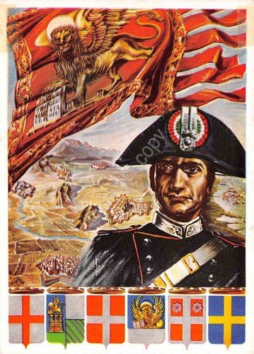 Cartolina Legione Carabinieri di Padova Timbro 30°Anniversario Liberazione 1975